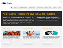 Tablet Screenshot of kitehuahin.com